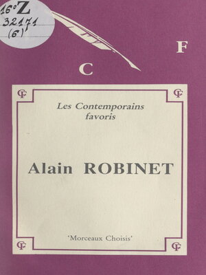 cover image of Alain Robinet, morceaux choisis